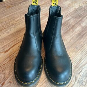 Dr. Martens Black Steel Toe Work Boots